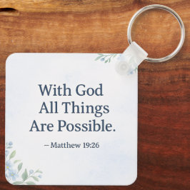 Llavero Bible Verse Keychain He Restores My Soul