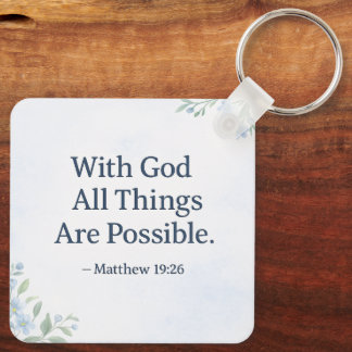 Llavero Bible Verse Keychain He Restores My Soul
