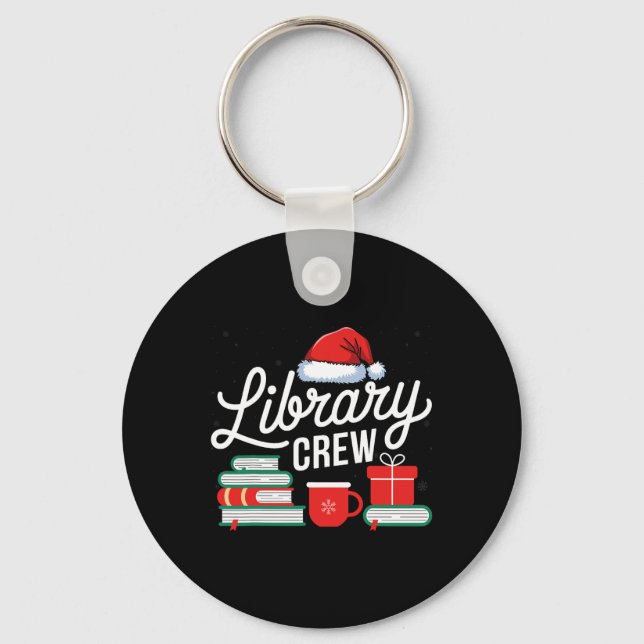 Llavero Biblioteca: Amantes de libros bibliotecarios de Na (Anverso)