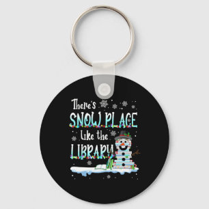Llavero Bibliotecario No hay lugar como la biblioteca Navi