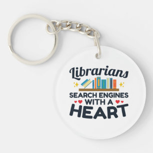 Llavero Bibliotecarios buscan motores con corazón