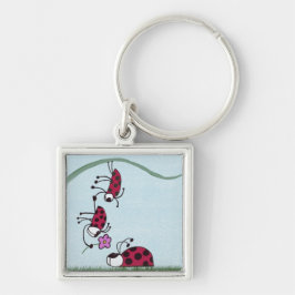 Llavero Bicho De Ladybug Que Profesa Su Pintado De Amor