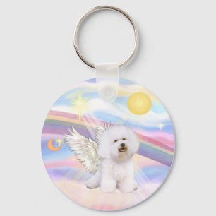 Llavero Bichon Frise Angel