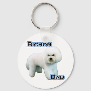 Llavero Bichon Frise Dad 4 - Keychain