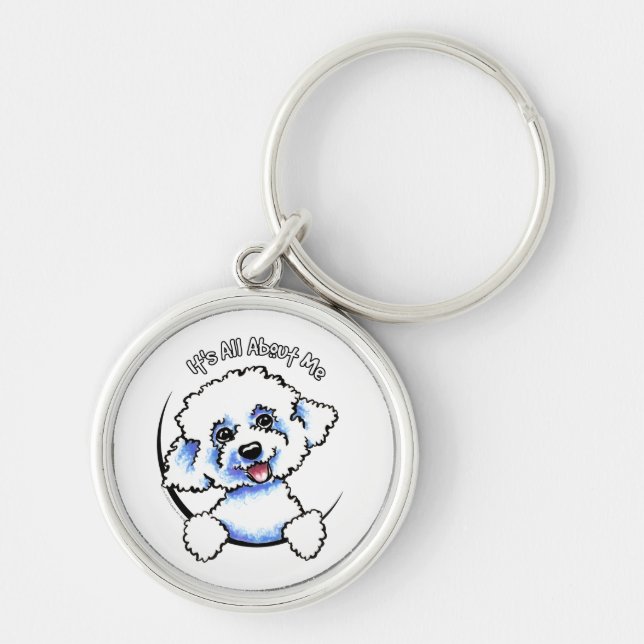 Llavero Bichon Frise Es Todo Sobre Mí (Frente)