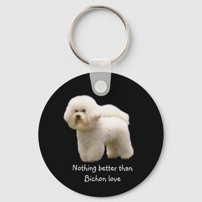 Llavero Bichon Frise Keychain (Anverso)