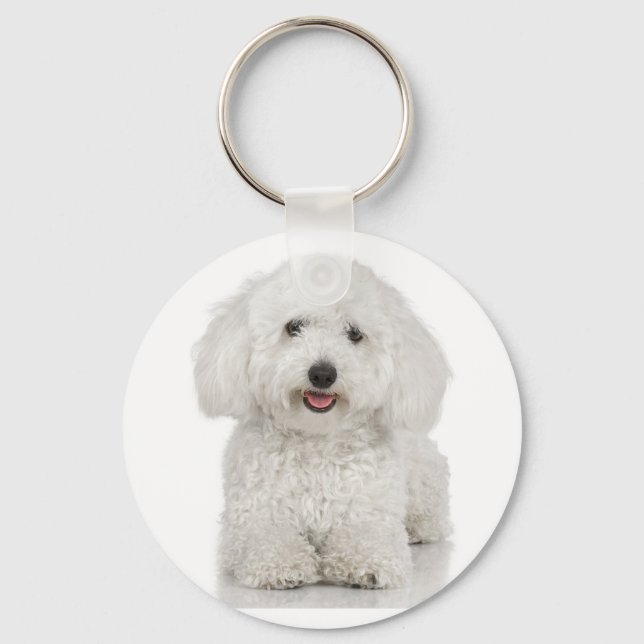 Llavero Bichon Frise Keychain (Anverso)