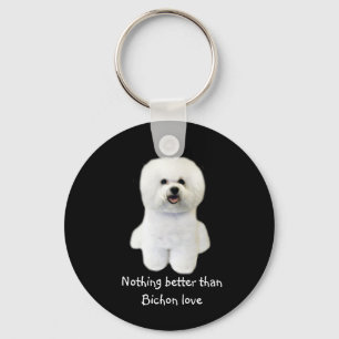 Llavero Bichon Frise Keychain