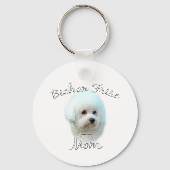 Llavero Bichon Frise Mom 2 (Anverso)