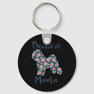 Llavero Bichon-frise Perro Mamá Shirt Lover Mama Día de la