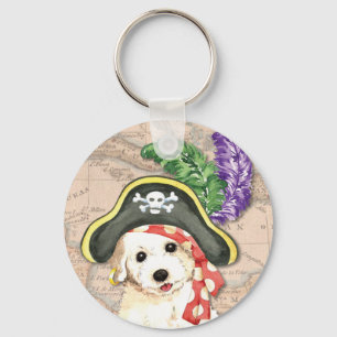 Llavero Bichon Frise Pirate
