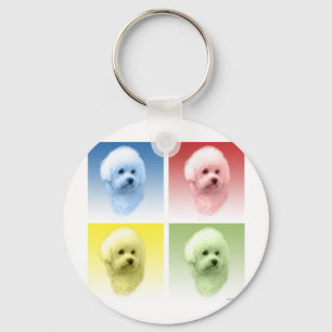 Llavero Bichon Frise Pop Art