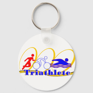 Llavero BICI del FUNCIONAMIENTO de la NADADA de Triathlete