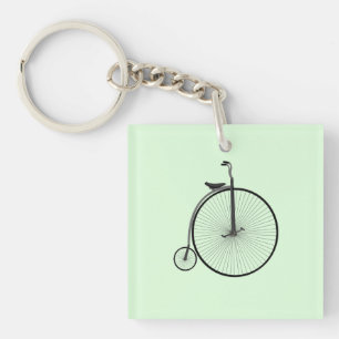 Llavero Bicicleta antigua de rueda alta Penny-Farthing en