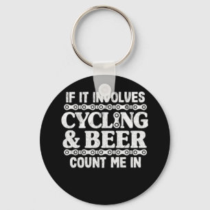 Llavero Bicicleta Beer Biking Funny Cyclist Gift Qu