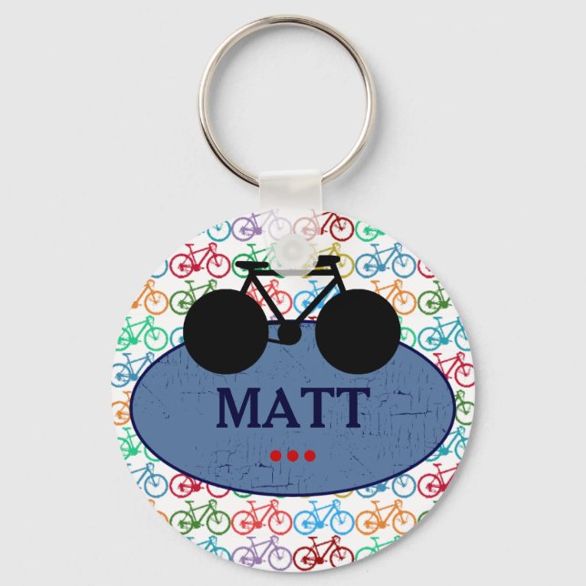 Llavero bicicleta . bicicleta / bicicleta agradable (Anverso)