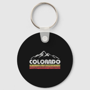 Llavero Bicicleta de montaña retro vintage Colorado esquí