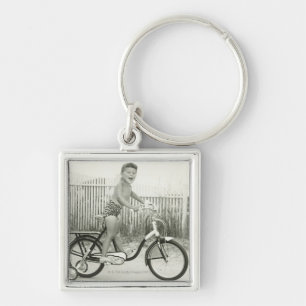 Llavero Bicicleta del montar a caballo del chica