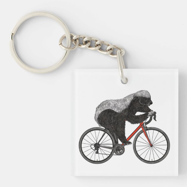 Llavero Bicicleta en bicicleta Honey Badger (Frente)