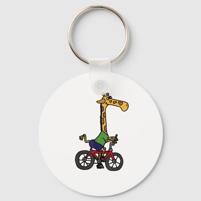 Llavero Bicicleta Guay Giraffe Riding (Anverso)