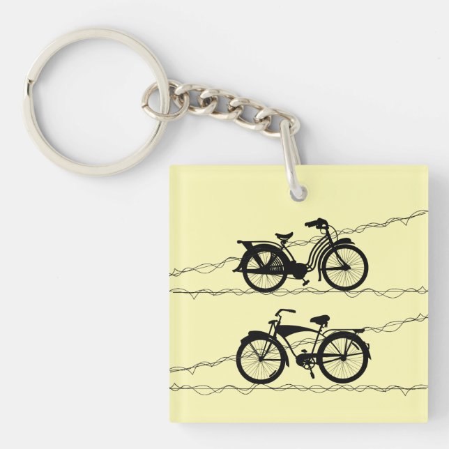 Llavero Bicicleta Negro 1 (Frente)