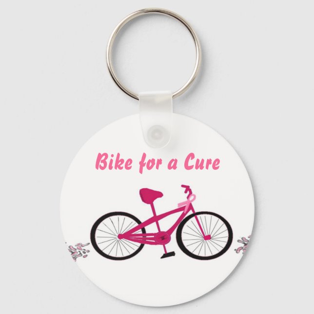 Llavero Bicicleta Rosa Conciencia (Anverso)