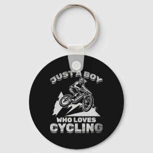 Llavero Bicicleta Soy solo un niño que ama andar en bicicl