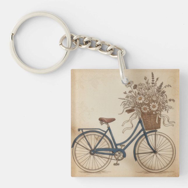 Llavero bicicleta vintage (Frente)