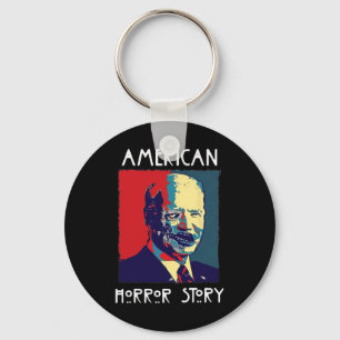 Llavero Biden Horror American Zombie Story Halloween Retro