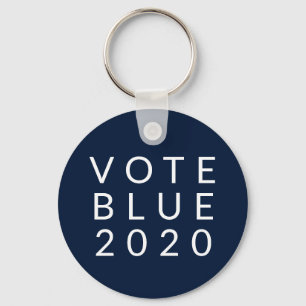 Llavero Biden y Harris Vote Blue 2020 Simple Minimal