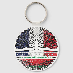 Llavero Bielorrusia Árbol bielorruso de Francia