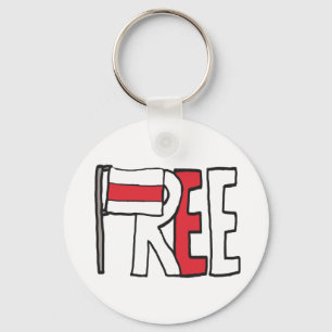 Llavero Bielorrusia libre