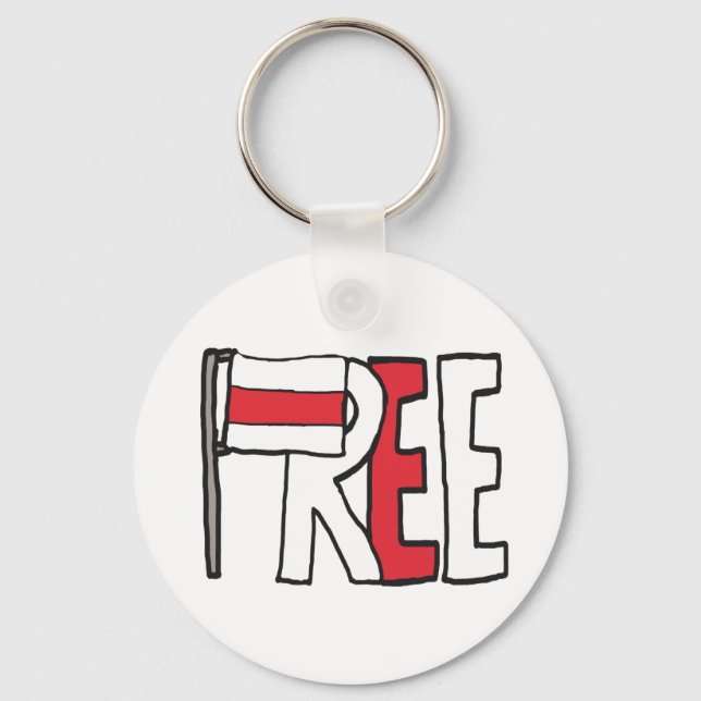 Llavero Bielorrusia libre (Anverso)