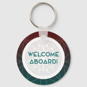 Llavero bienvenida a la geometría sagrada del equipo