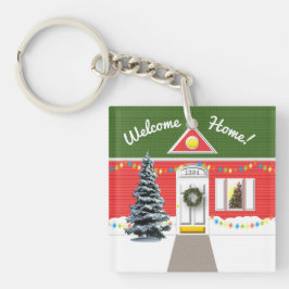 Llavero Bienvenida a Realtor Hogar Vacaciones Nueva Keycha