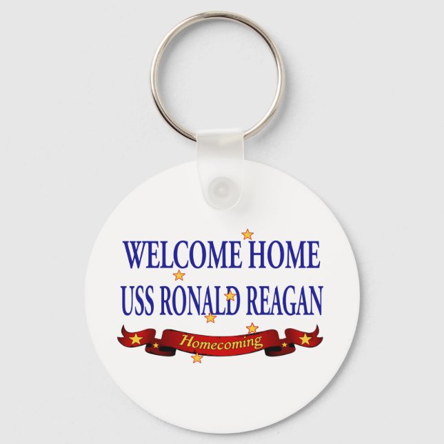 Llavero Bienvenida Hogar USS Ronald Reagan (Anverso)