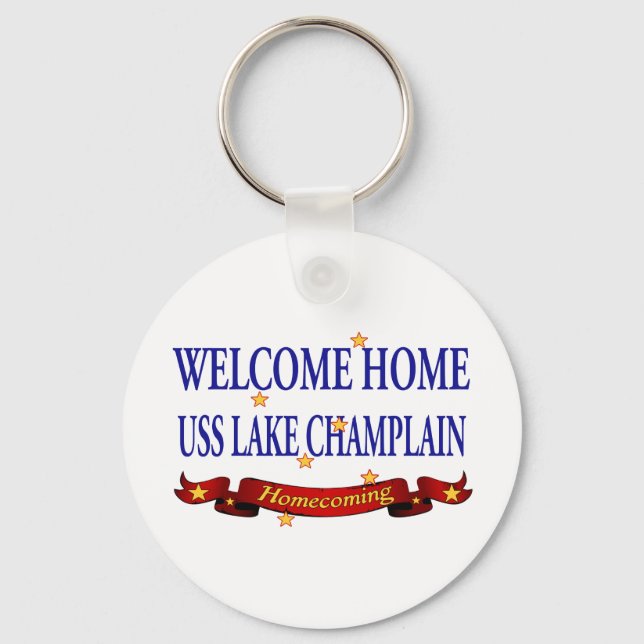 Llavero Bienvenida Lago Hogar Champlain (Anverso)