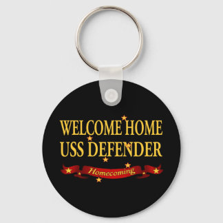 Llavero Bienvenido a casa USS Defender