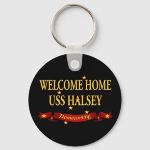 Llavero Bienvenido a casa USS Halsey