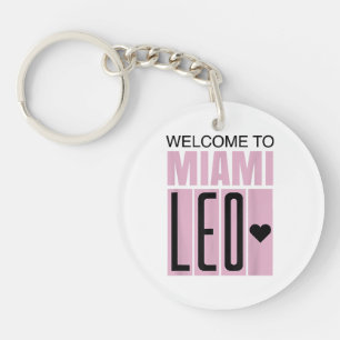 Llavero Bienvenido a Miami Leo 10 - GOAT 