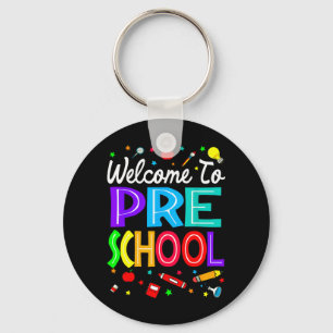 Llavero Bienvenido a Preescolar Maestros de Regreso a la E
