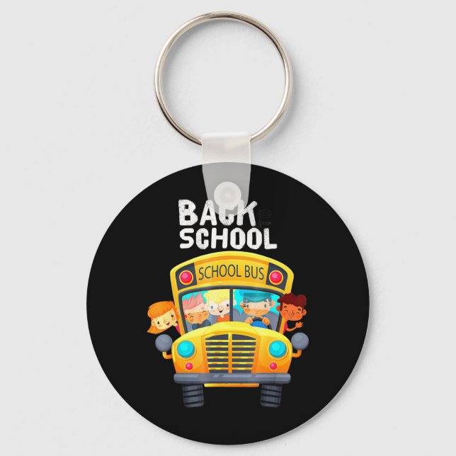 Llavero Bienvenido De Vuelta A La Escuela Me Encanta Mi Es (Anverso)