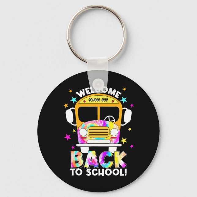 Llavero Bienvenido de vuelta a la escuela para conductores (Anverso)