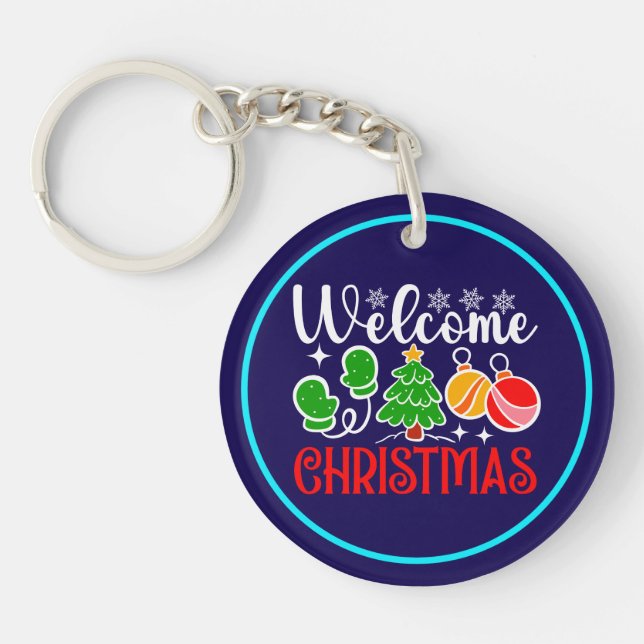 Llavero Bienvenido Navidad (Frente)