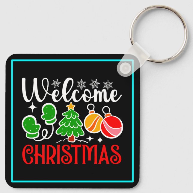 Llavero Bienvenido Navidad-63758 (Reverso )
