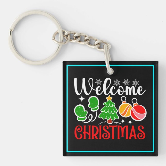 Llavero Bienvenido Navidad-63758 (Frente)