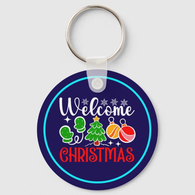 Llavero Bienvenido Navidad-63758 (Anverso)