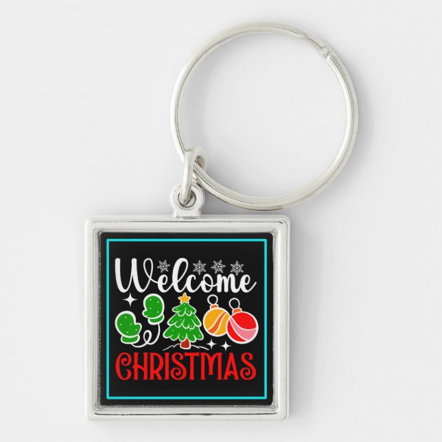 Llavero Bienvenido Navidad-63758 (Frente)