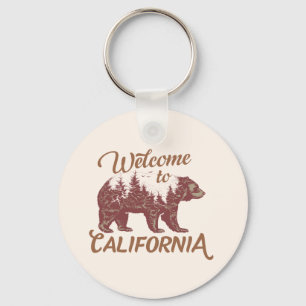 Llavero Bienvenidos a California Bear Forest