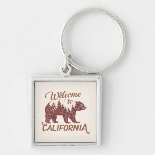 Llavero Bienvenidos a California Bear Forest